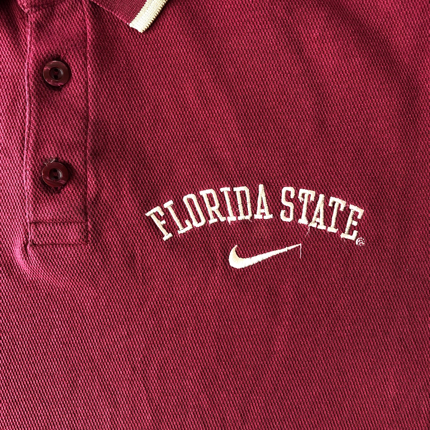 Nike Team Florida State Retro Polo Shirt M