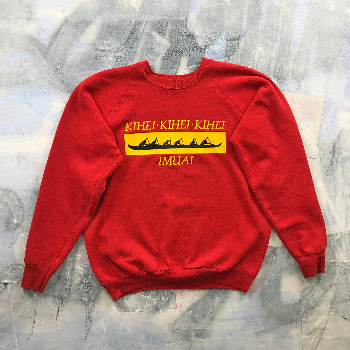 Vintage USA 90s Kihei Canoe Club Hawaii Crewneck Sweatshirt XL