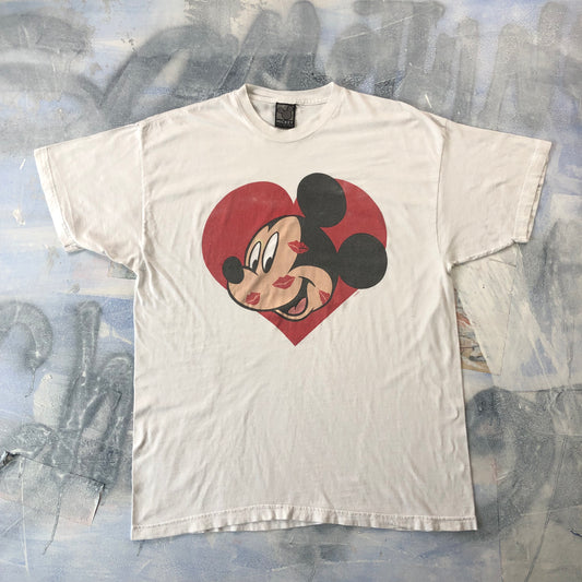 Mickey Unlimited Heart & Kisses T Shirt XL