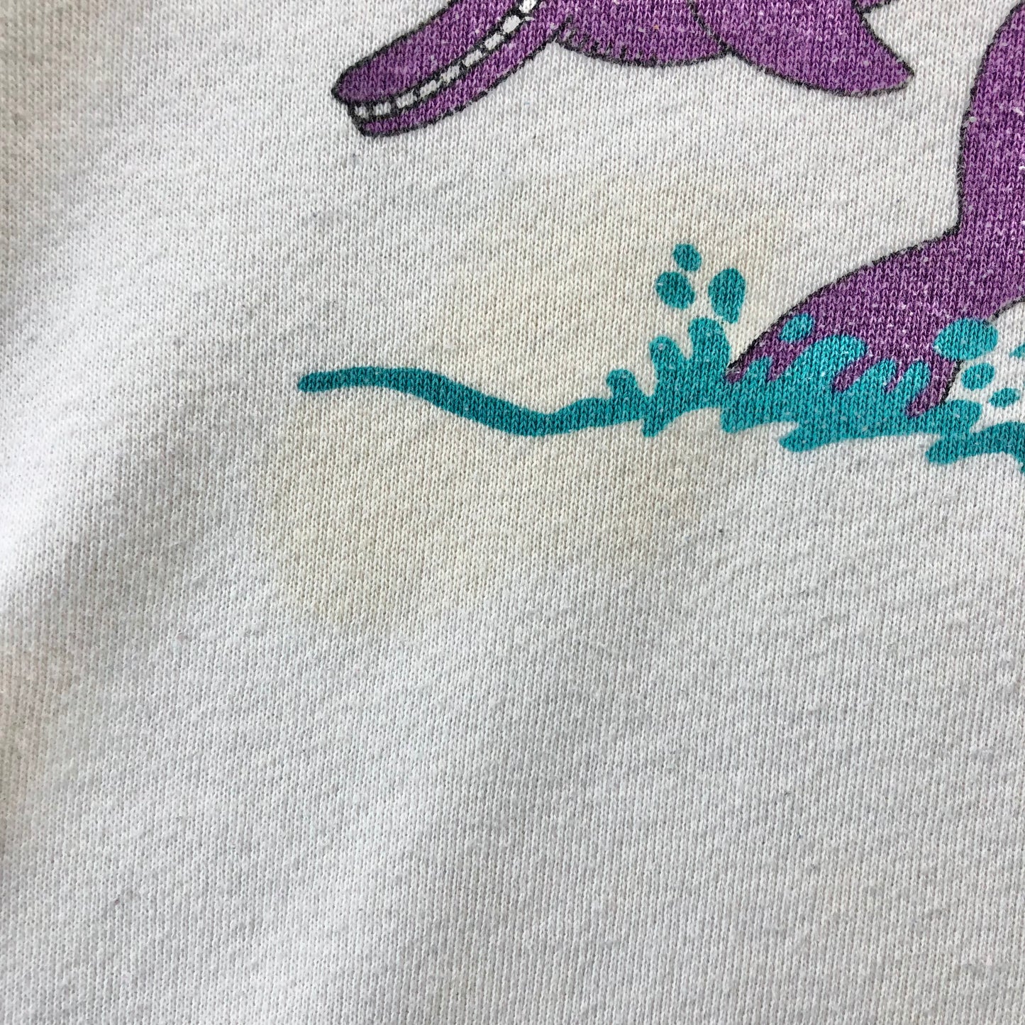 Vintage USA 80s Hawaii B Kilban Cat Surfing Dolphins Crewneck Sweatshirt S